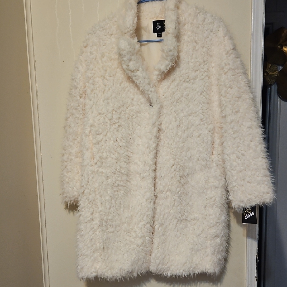 Zara Cream Teddy Jacket